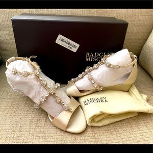 Badgley Mischka wedding Sandals